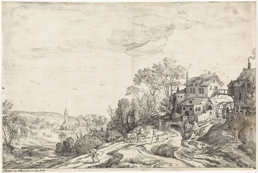 Paesaggio con mulino ad acqua - Rijksmuseum Amsterdam